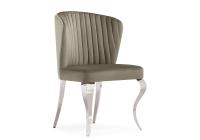 Стул на металлокаркасе Edwin light beige / steel фото Стул на металлокаркасе Edwin light beige / steel