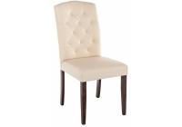 Стул деревянный Menson dark walnut  / fabric cream Стул деревянный Menson dark walnut  / fabric cream