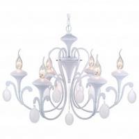 Подвесная люстра Arte Lamp Montmartre A3239LM-6WH фото Подвесная люстра Arte Lamp Montmartre A3239LM-6WH. Фото №1