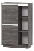 Virginia НМ 011.85 Шкаф комбинированный Левый, Белый Скандинавский/Ясень Анкор темный (KR) фото Virginia НМ 011.85 Шкаф комбинированный Левый, Белый Скандинавский/Ясень Анкор темный (KR). Фото №1