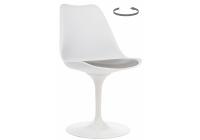 Стул Tulip белый / серый