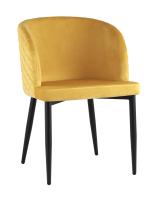 Стул Оскар велюр оранжевый. Фото №1