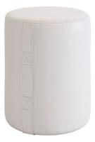 Пуф Рони, (350х350х460) белый (экокожа). Фото №1