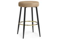 Барный стул Plato 1 dark beige фото Барный стул Plato 1 dark beige
