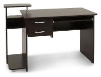 Компьютерный стол Ирбис (монитор слева) венге фото Компьютерный стол Ирбис (монитор слева) венге