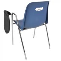 Стул Venezia-4 высокие ножки с подлокотниками + столик TLT каркас хром. Фото №1