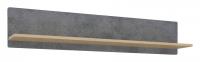 Киото СТЛ.339.10 Полка навесная Дуб небраска/Бетон тёмный