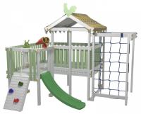 Комплекс игровой ДК9Б, бирюзовый, серый. Фото №1