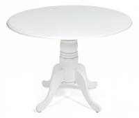 Cтол обеденный Secret De Maison CLIFF (mod. 4242PE-30 WH-T/B) D 107 х 76 см, белый. Фото №1