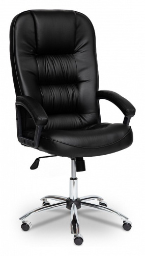 Компьютерное кресло СН9944 Хром, кож/зам, черный, 36-6  id -. Фото №1