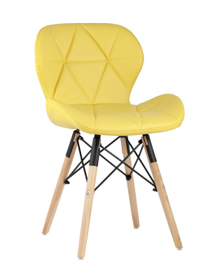 Стул Бон экокожа желтый. Фото №2