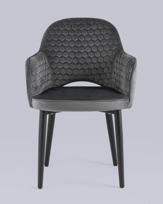 Стул Венера Хани велюр серый. Фото