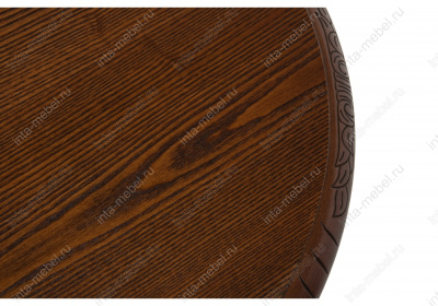 Журнальный стол Бернард орех с коричневой патиной. Фото