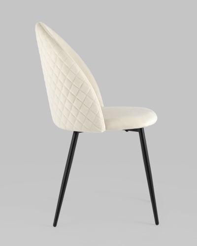 Стул Lilly велюр бежевый. Фото №4