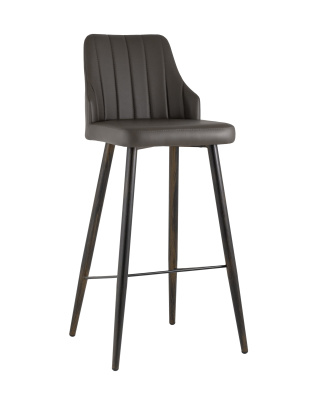 Стул барный Коналл экокожа таупе. Фото №2
