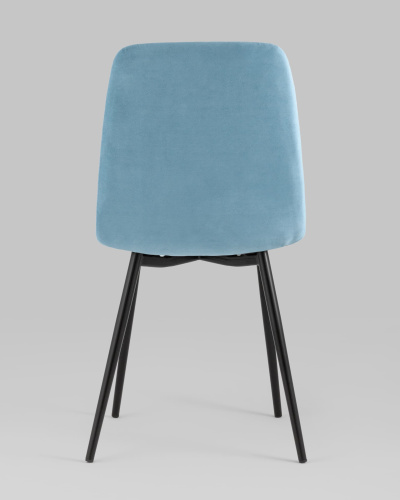 Стул Oliver велюр пыльно-голубой. Фото №6