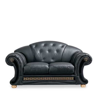 Диван Versace 2-х местный лавсит черный. Фото №2