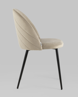 Стул Фолио велюр бежевый. Фото