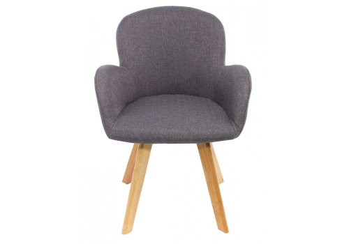 Стул деревянный Стул Asia wooden legs / grey fabric. Фото №3