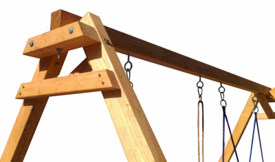 Качели детские Р911-30, коричневый. Фото №5