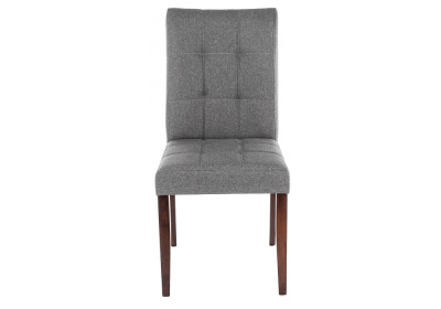 Стул деревянный Madina dark walnut / fabric grey фото Стул деревянный Madina dark walnut / fabric grey. Фото