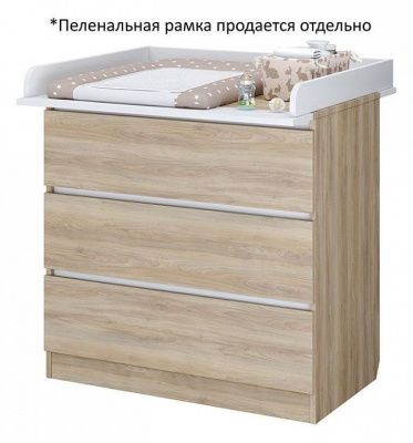 Комод Polini kids Simple 1980, бежевый. Фото