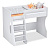 Кровать-чердак Polini Kids Dream 1700, белый