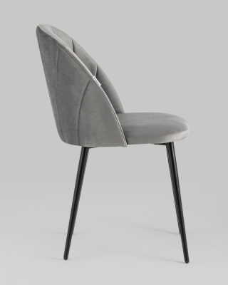 Стул Логан велюр серый. Фото №4