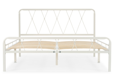 Кровать Иоханна 18 140х200 белая. Фото №3