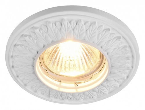 Встраиваемый светильник Maytoni Gyps Classic DL280-1-01-W. Фото №1