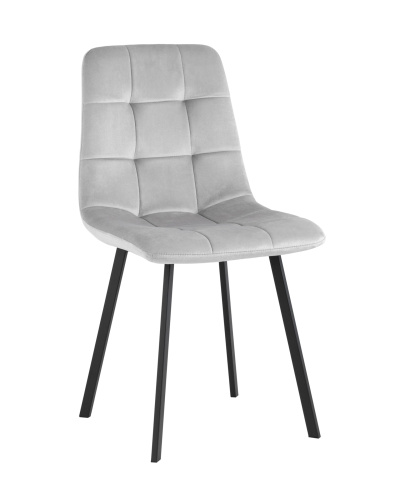 Стул Chilly велюр серебристый. Фото №2