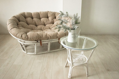 Подушка на диван Мамасан, цвет: бежевый. Фото №4