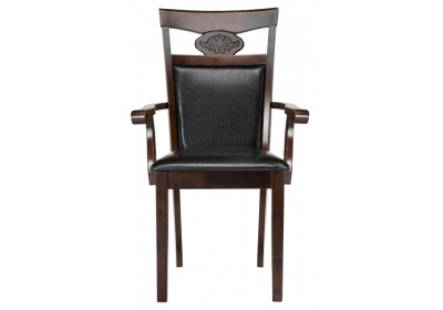 Стул деревянный Кресло Luiza dirty oak / dark brown фото Стул деревянный Кресло Luiza dirty oak / dark brown. Фото