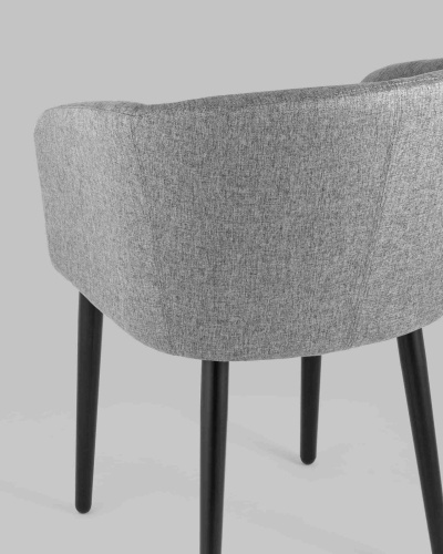 Кресло Ральф рогожка тёмно-серый. Фото №8