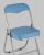 Стул складной ДЖОН металлик, голубой. Фото №8