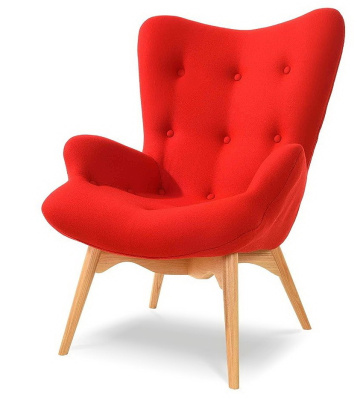 Кресло DC917 red-красное. Фото