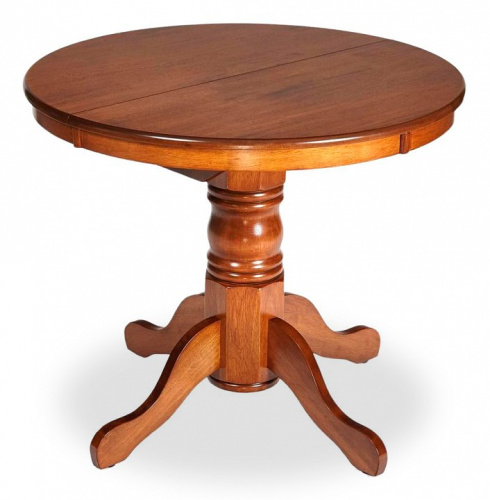 Стол NAVARRESE (mod. E-R36R+12AV NMO-2A) дерево гевея/мдф, 90+30х76см, rustic oak (дуб). Фото №1