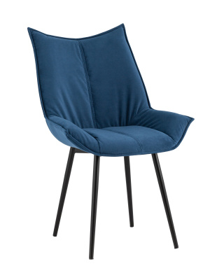 Стул Осло велюр синий. Фото