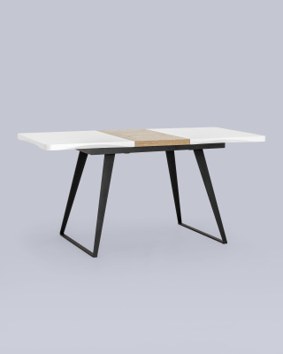 Стол обеденный Йорк раскладной 120-160*80 белый. Фото