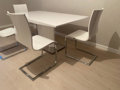 Стол DUPEN DT-01 белый. Фото