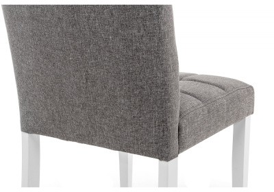 Стул деревянный Madina white / fabric pebble фото Стул деревянный Madina white / fabric pebble. Фото