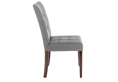 Стул деревянный Madina dark walnut / fabric grey фото Стул деревянный Madina dark walnut / fabric grey. Фото