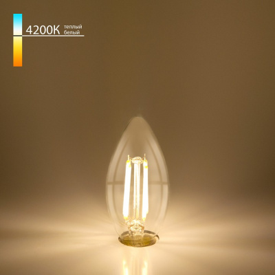 Лампа светодиодная Elektrostandard Свеча F E14 7Вт 4200K BLE1412 фото Лампа светодиодная Elektrostandard Свеча F E14 7Вт 4200K BLE1412. Фото №2