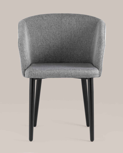 Кресло Ральф рогожка тёмно-серый. Фото №5