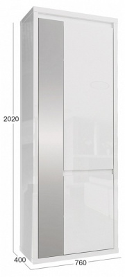 Норден набор мебели для прихожей Белый фото Норден набор мебели для прихожей Белый. Фото №2