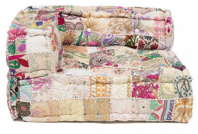Модуль мягкий угловой  Secret De Maison FANCY (mod. 10203) cotton patchwork, 80х80х43см, этнический Patchwork. Фото №2
