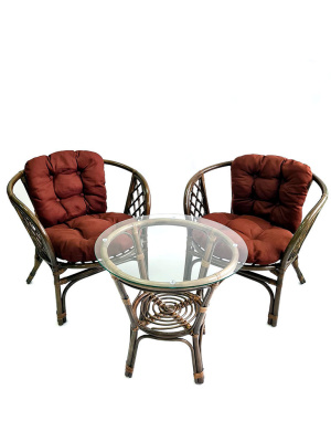 Комплект Багама дуэт с коричневыми подушками. Фото №3