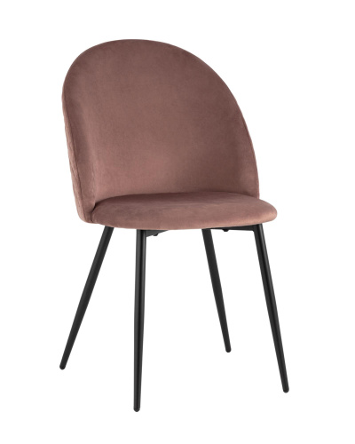 Стул Lilly велюр пыльно-розовый. Фото №1