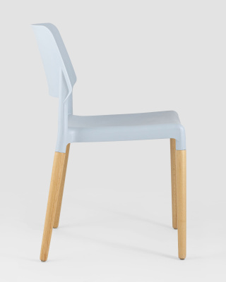 Стул BISTRO серо-голубой. Фото №4