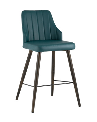 Стул полубарный Коналл экокожа темно-синий. Фото